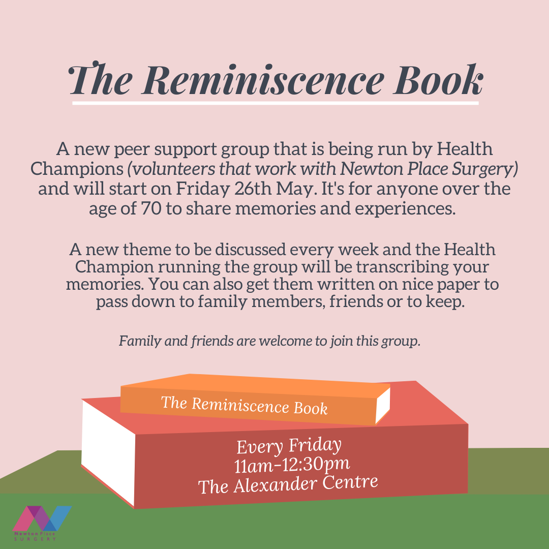 The Reminiscence Book poster. text transcribed on webpage